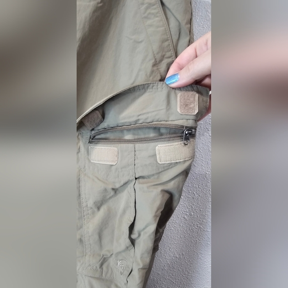 REI Pants Mens 30L Long Tan Khaki Beige Cargo Nylon Hiking Stretch Outdoor - Picture 5 of 14